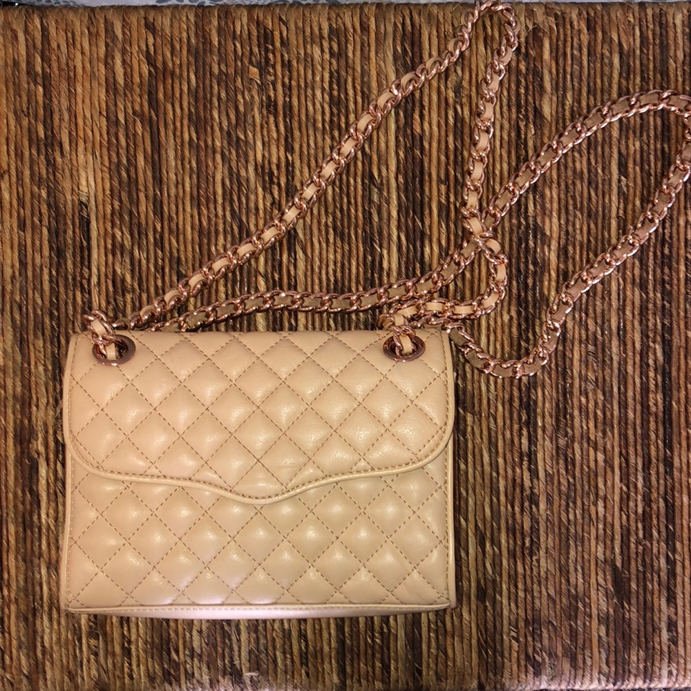REBECCA MINKOFF quilted purse, chain strap